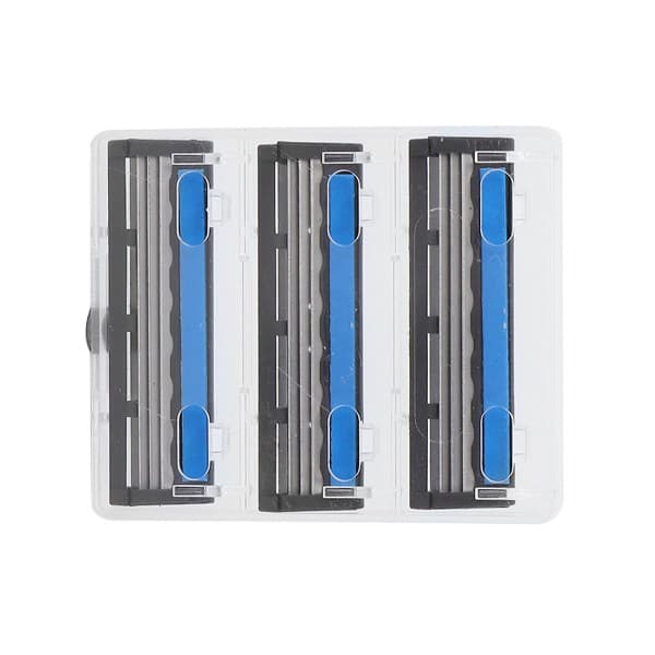 3 stk. Retro Roterende 3-lags Rakblade Efterfyldninger Mænds Rakblade