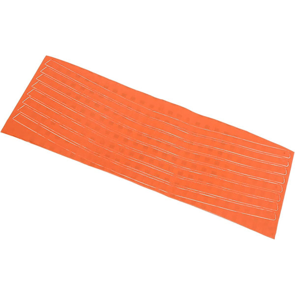 Reflekterende felgtape-dekaler for hjul Bil Sykkel Motorsykkel Natt Reflekterende Sikkerhetsdekorasjon Stripe Universelle Felger Reflekterende Klistremerker Orange