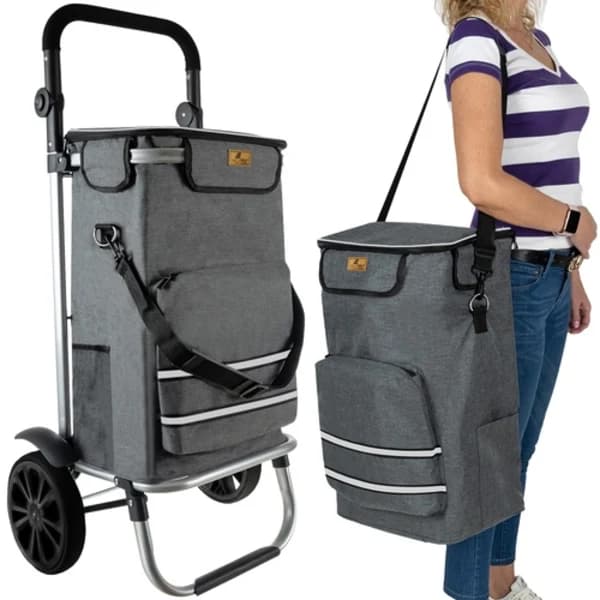 Shopping Cart Foldable with Bag – 40L