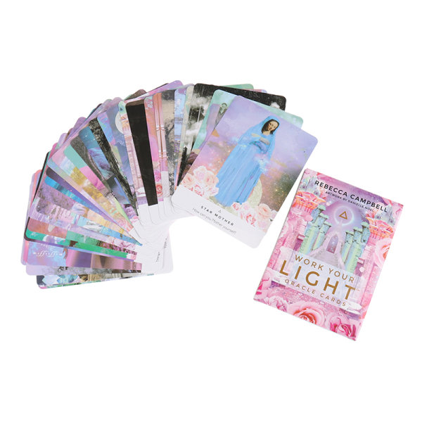 Arbeta dina lätta Oracle-kort av Rebecca Campbell En kortlek med 44 kort Multicolor one size Multicolor one size