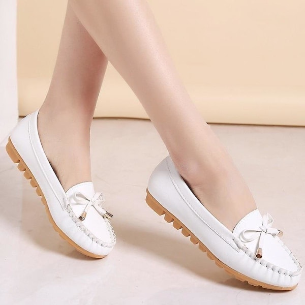 Mjuka Slip-on Skor för Kvinnor Svart2 US 10