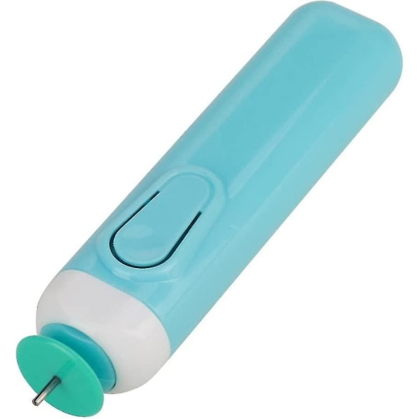 Quiltpapperspenna Mini Elektrisk Quiltpappersrullpenna Nib DIY Craft Paper Roll Pen Tool (blå) (1st)