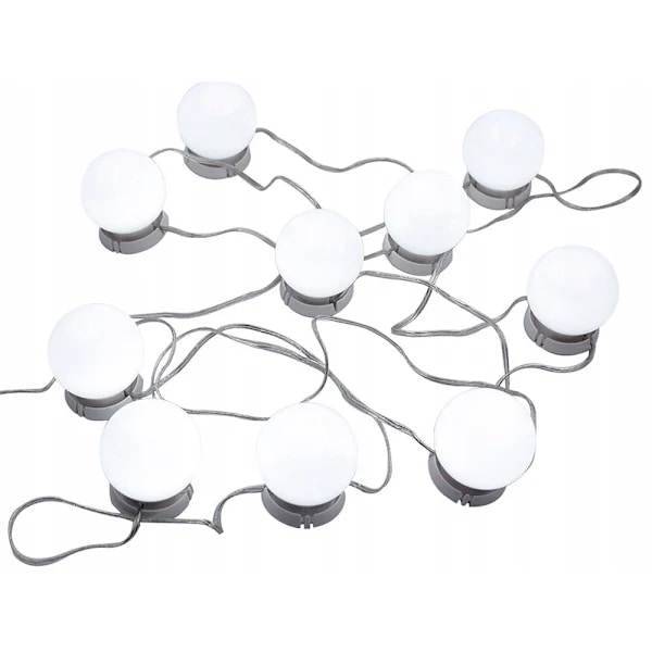10pcs LED Lamps for Makeup Mirror Dressing Table - Attach around mirror