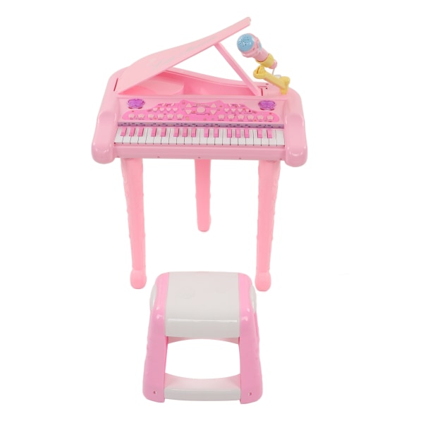 Børns keyboard klaver 37 tangenter musik klaver med mikrofon tidlig læring musikalsk legetøj elektronisk klaver til begyndere