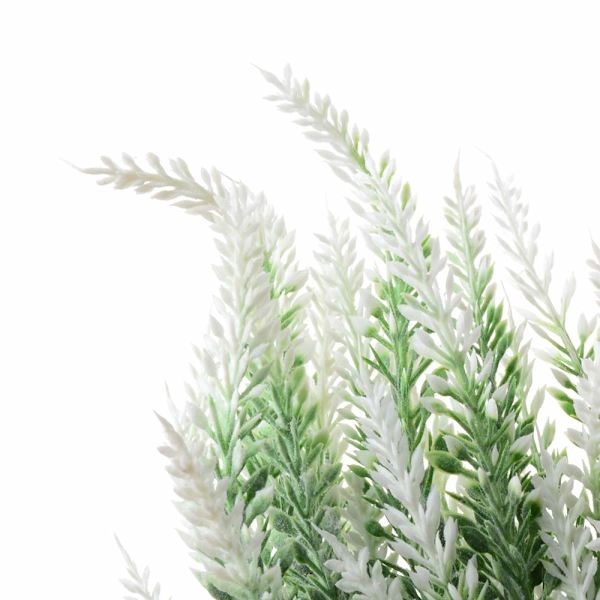 Kunstige blomster 6 bundter lavendelbuket til bryllup hjem