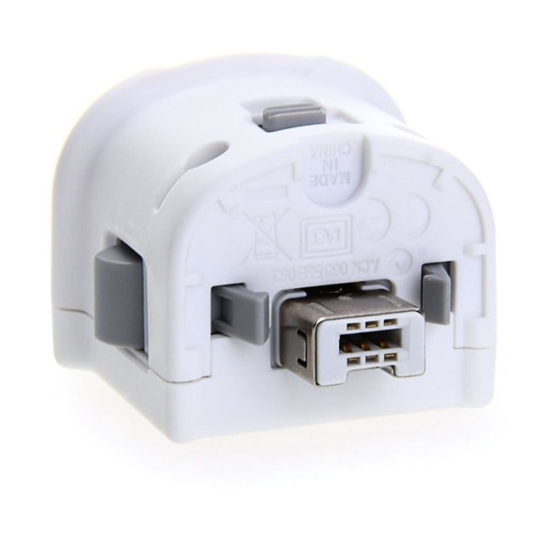 Motion Plus-adapter, ersättningssensoraccelerator för Wii-fjärrkontroll Vit