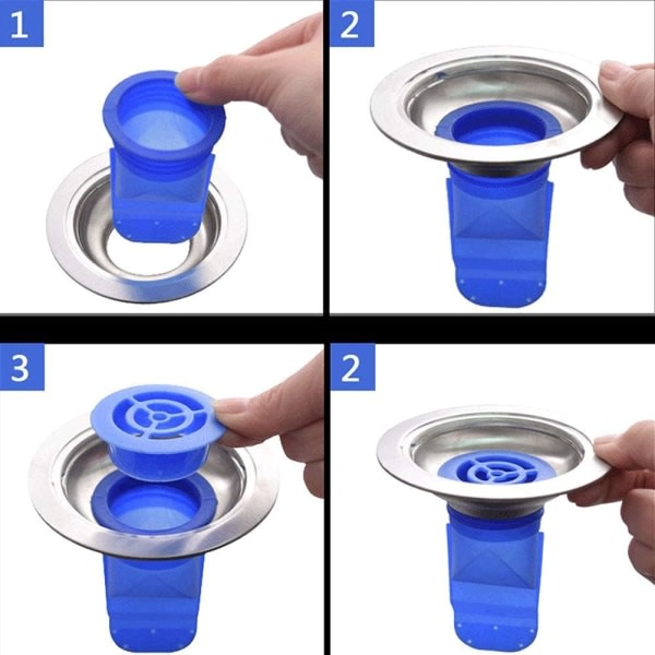 CDQ Gulvdræn Tilbagefaldshinder, Dræn Tilbagefaldshinder Envejsventil Drænrørsforsegling Slangeprop (9 cm) 9 cm