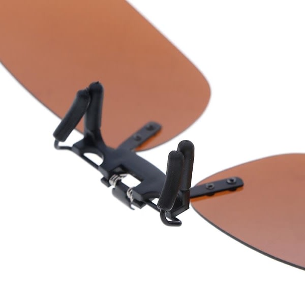 Klips på blått lysfilter blokkerende briller kontor datamaskin anti UV belastning lindring oransje rød 1 par Orange red 1pair