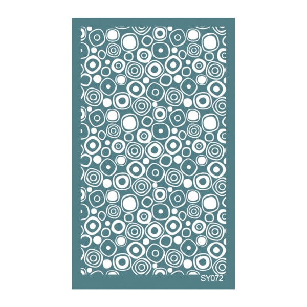 Silkscreen Schabloner för Lera Återanvändbara Silkscreen Tryck Lera Smycken Tillverkning DIY Konst Hantverk Örhängen Tillverkning Leverans Verktyg null - SY072