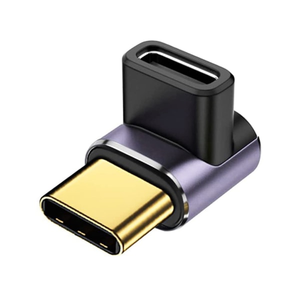 40 Gbps USB C-adapter 90 graders USB C-förlängare rätvinkel PD 100W Snabbladdning för Steam Deck Switch Laptop MacBook