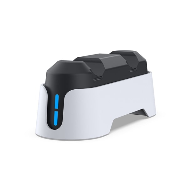 Ny vit PS5-kontrollerladdare med LED-indikator L PS5 Elite