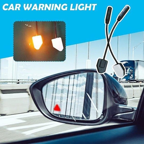 Fordon Bil Blind Spot Detection System BSD Lins Lysende Kørsel