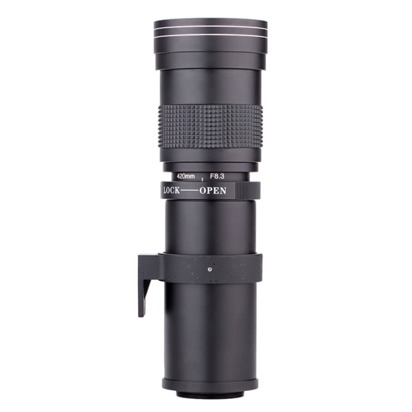Kamera Super Telefoto Zoom Objektiv F/8.3-16 420-800mm til T-montering til M4/3 EMont XF D3400 6D Digitalkamera Tilbehør null - Nikon
