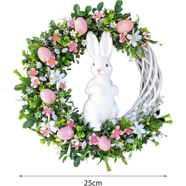 25cm/9,84in påskkrans, påskhänge, A
