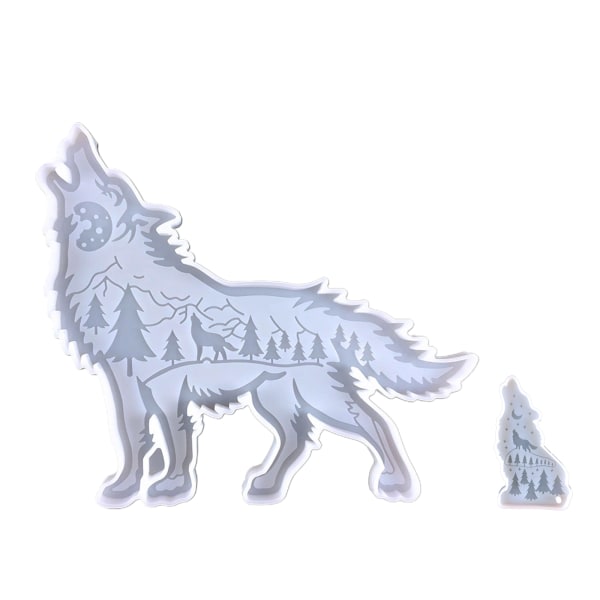 Wolf Ornaments UV- mold Tee-se - itse käsityöt kodin sisustuksen valutyökalut