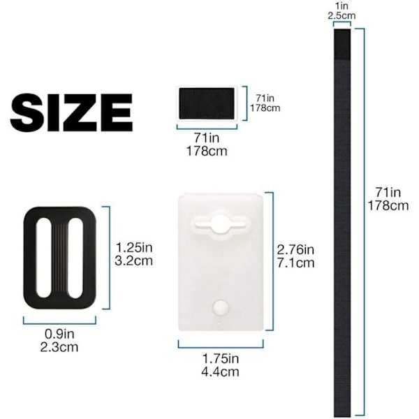 Pieces Pool Cover Reel Stropper og Clips til Ruller Pool Solar Cover Reel til Nedgravet Pool Reel Solar Tube..