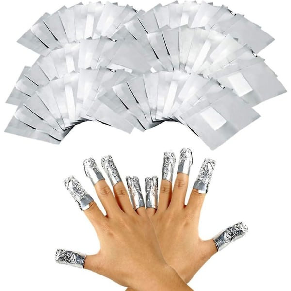 100 stk. Neglefolie Gel Wraps Polish Remover Art Soak Off Akryl Remover