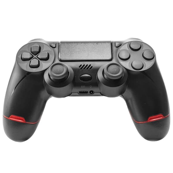 DoubleShock-controller kompatibel med PS4 – Trådløs gaming-controller Sort Svart