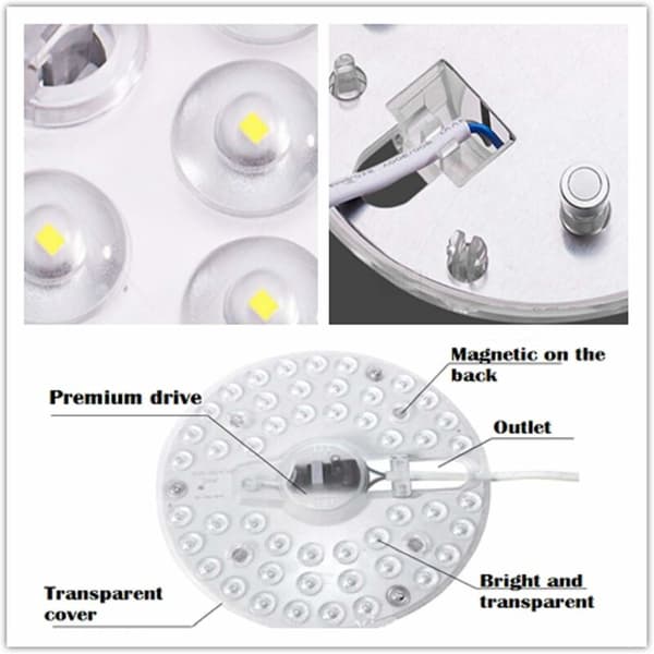 18W Smd5730 LED Taklampa Cirkelljusmodul Lampcirkelpanel Ac220V - 18W