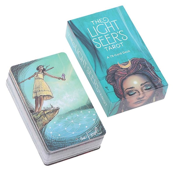 78 kort The Light Seers Tarot Skrivebord Kortspill Engelsk versjon Spillekort puslespill, selskapsspill
