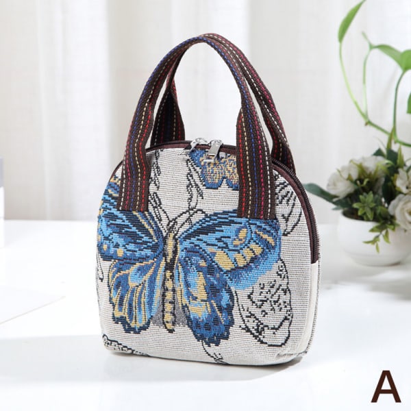 Kudotut laukut naisille Olkalaukku Retro Casual Tote Käsilaukut Et A A A A
