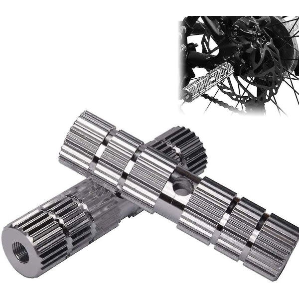 2 stk. Aluminiumlegerings Anti-Slip Specialeffekt Pedal Aluminiumlegerings Pedalstang Pedal Bazooka Bagerste Fodplade Cykel Mountainbike Pedalstang