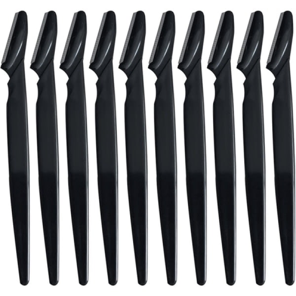 10x Øyenbrynsbarberblad - Svart