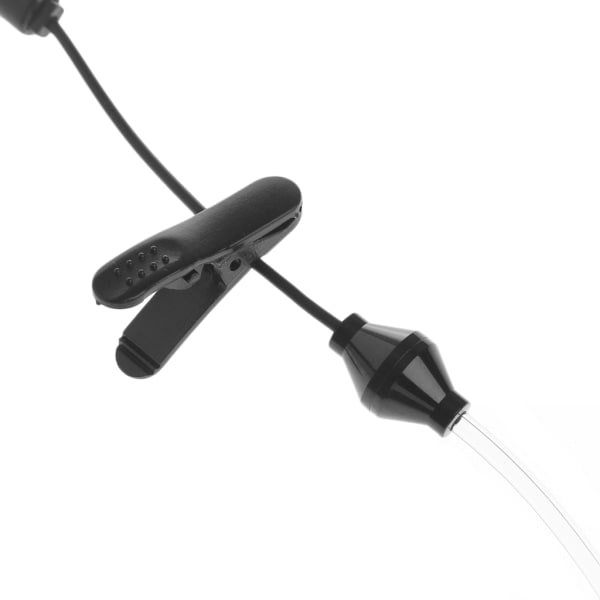 Ny 3,5 mm luftrør anti-stråling stereo in-ear hodetelefoner med en enkelt hodetelefon med mikrofon