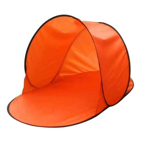 Enkelt Fritidssolskyddstält Ståltrådstält Strandtält Solskydd Enkellagertält Orange