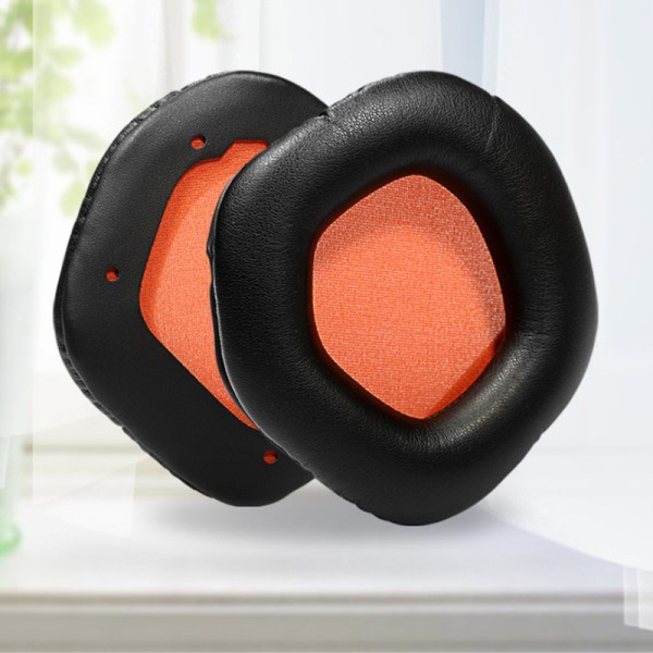 1 par utbytes öronkuddar i Potein-läder Memory Foam E