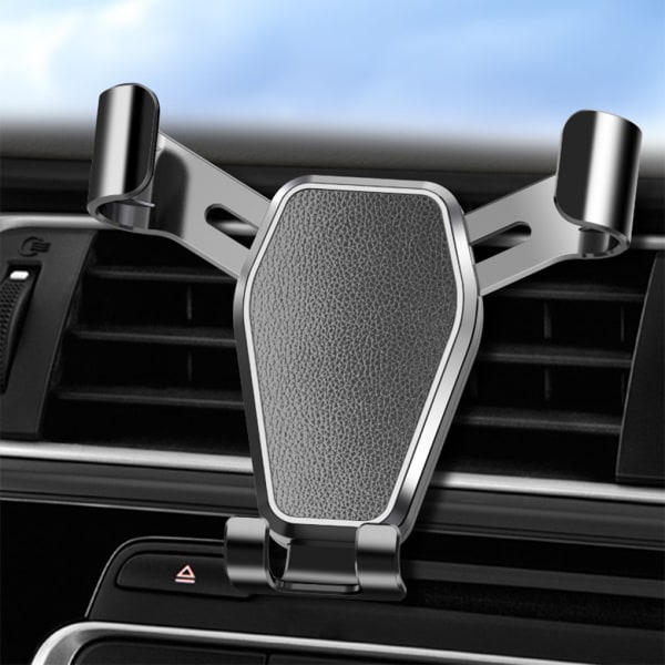 Gravity Telefonhållare Automatisk fäste Montering Bil Front Dashboard som bilden
