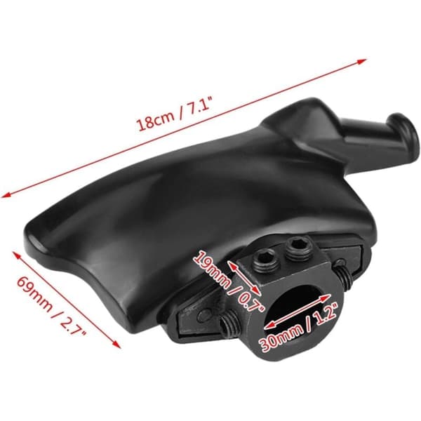 Däckbytesmaskin Demonteringshuvud, Plast Nylonhuvud för Däckbytesmaskin Montering Demontering Däckfett Svart (30mm)