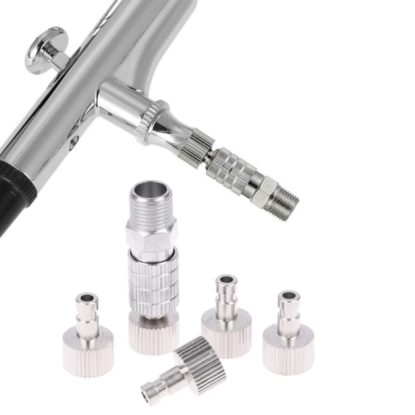 Airbrush hurtigkobling adapter med 5 hannkoblinger