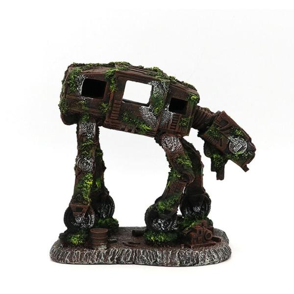 GroupM Castle Robot Hund Akvarium Dekoration Rekvisita Mode Akvarium Dekoration Bakgrund Dekoration Tema Akvarium Dekoration Ornament
