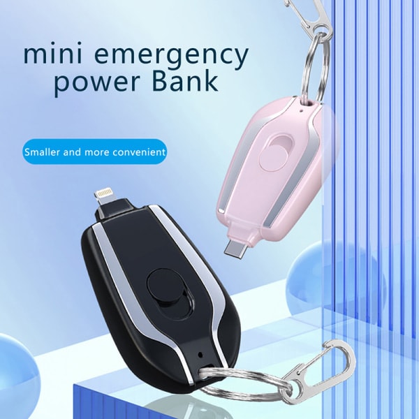 Mini Powerbank Bärbar Powerbank Nyckelring Mini Powerbank A3