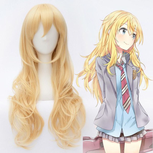 Anime Your Lie In April Miyazono Kaori Paryk Cosplay Varmebestandig