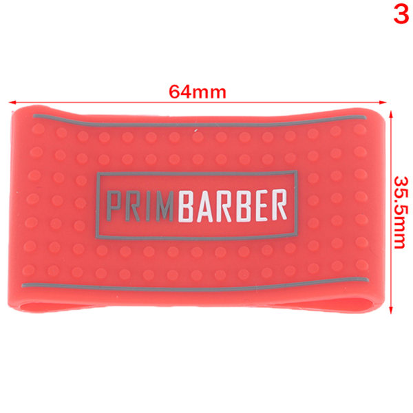 1st halkfri Barber Clipper Grip Bands Sleeve Hårklippare Håll Röd 64*35.5mm Red 64*35.5mm