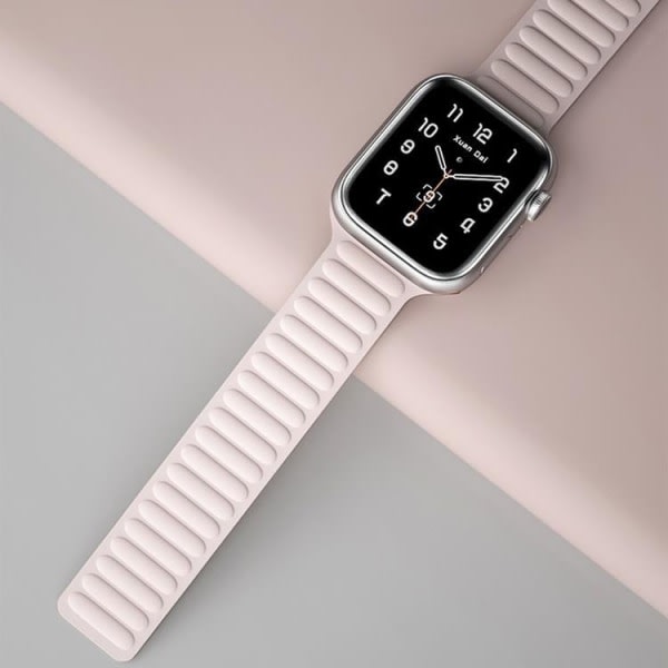 Apple Watch 2/3/4/5/6/SE (38/40/41mm) rannekorun magneettinen hihna - R