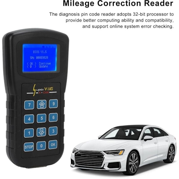 K+CAN V4.8 Diagnostisk PIN-kodläsare Mätarställningskorrigering Ersättning för Bora A6 A8 A4