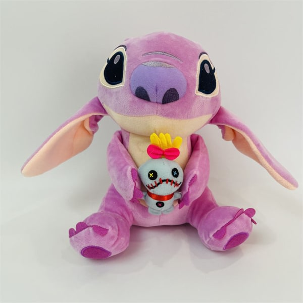 Stitch Plyschdocka Leksaker Anime Lilo & Stitch Fylld docka Söt Stich Plyschdocka Barn Födelsedagspresent B-25CM