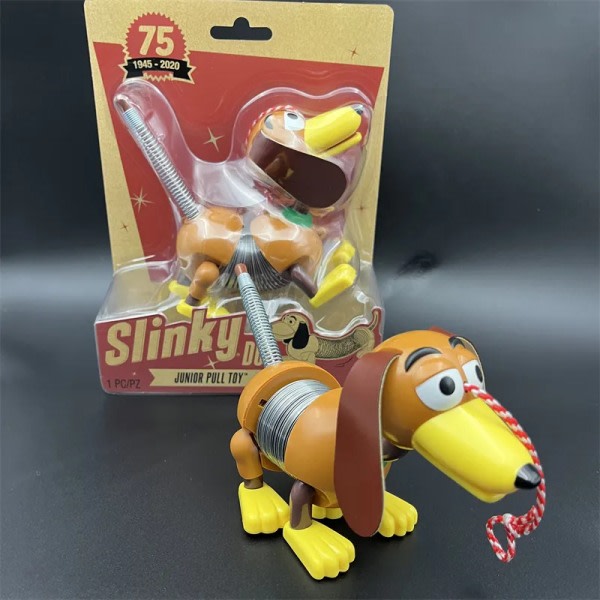 Disney Pixar Toy Story 4 Stretch Slinky Hund Sheepherder Actionfigurer Leksaker Slinky Dog Animal Anime Figur Dockor Present för barn Utan låda