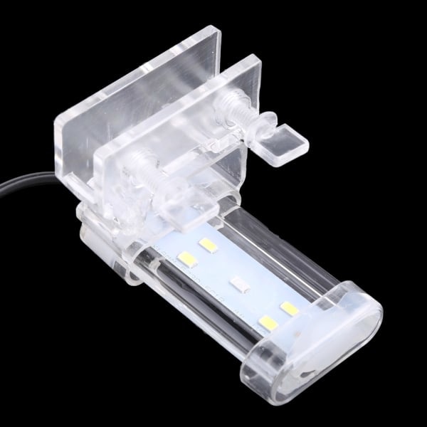Akvarieljus LED-klämljus för fisk för tank energibesparande hög ljusstyrka vit & blå belysning separat strömbrytare 80