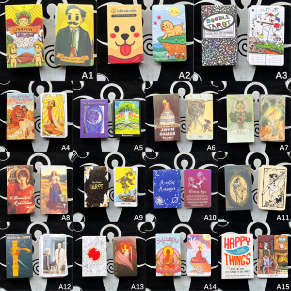 Englanninkielinen versio Tarot Family Gathering Game Divination Orac A4 Yksi koko A4 One size