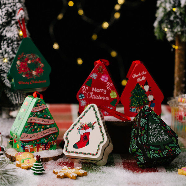 Candy opbevaringsdåser jul tegneserieudskrift Xmas gave Organiz B