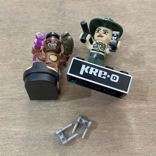 Spel KREON Byggelegetøj Robot Soldat Ridder GI Joe Klodser Minifigurer 12