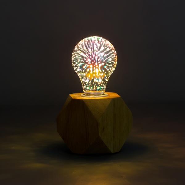 3D-dekoration LED-lampa E27 6W 85-265V Vintage glödlampa Star F Multicolor en one size Multicolor one size