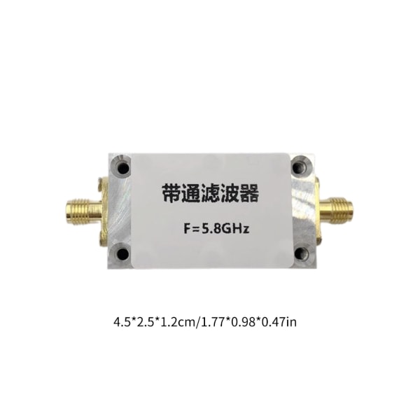 5,8 GHz Anti-interferens båndpasfilter Trådløse billeder Overføringsfilter SMA-grænsesnit for forbedret signalstabilitet