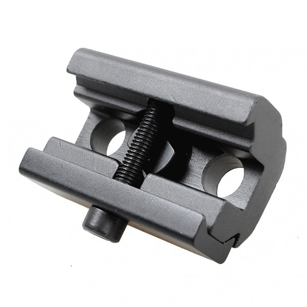 20 mm perhoskiinnike sovitin Metalli sovitin Adapter Tactical T yksireikäinen