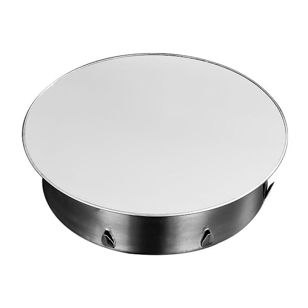 Røgrørsdæksel 120-130mm, Skorstenshætte i rustfrit stål 148mm x 45mm, Sølv