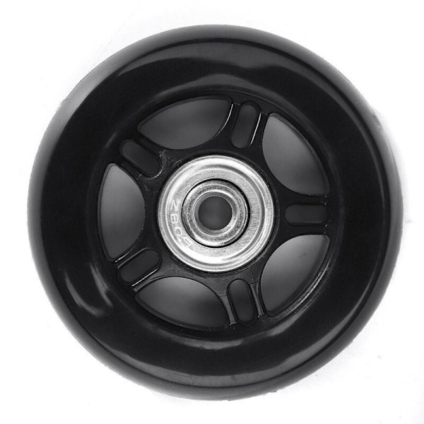 2 kpl Vaihtopyöriä Matkalaukkuun Akseleilla Musta 40mm18mm universaali pyörä matkalaukkuun